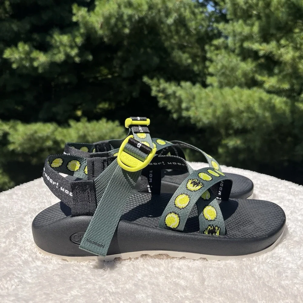 Chaco Z/1 Classic Mens 9 | 42 Hiking Sport Sandal Tennis Ball Woof! Comfort Shoe